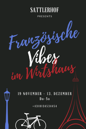 Französisches Bistro-Gericht im Wirtshaus Sattlerhof in Gamlitz