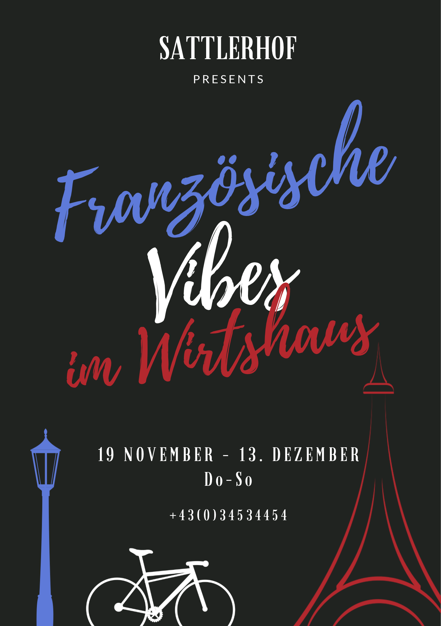 Französisches Bistro-Gericht im Wirtshaus Sattlerhof in Gamlitz